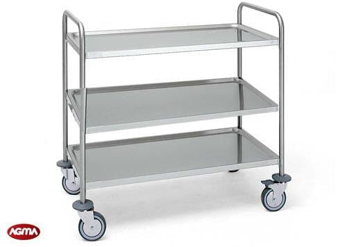 TROLLEYS WITH SHELVES