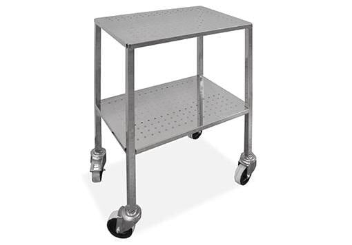 Perforated service tables