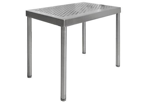 Perforated tables for laminar flow