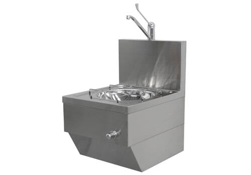Sluice sinks for urinals and pans